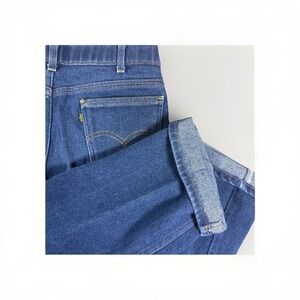 Vintage Levi's 517 Bootcut Jeans USA Made 80s 90s Dark Mens Blue Tag Fit 36x30